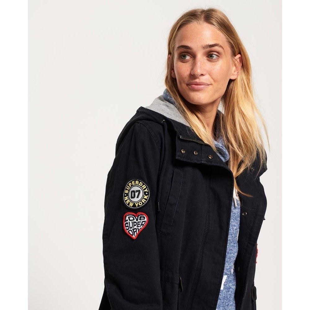 New Superdry Pacific Patch Parka Jacket - image 5